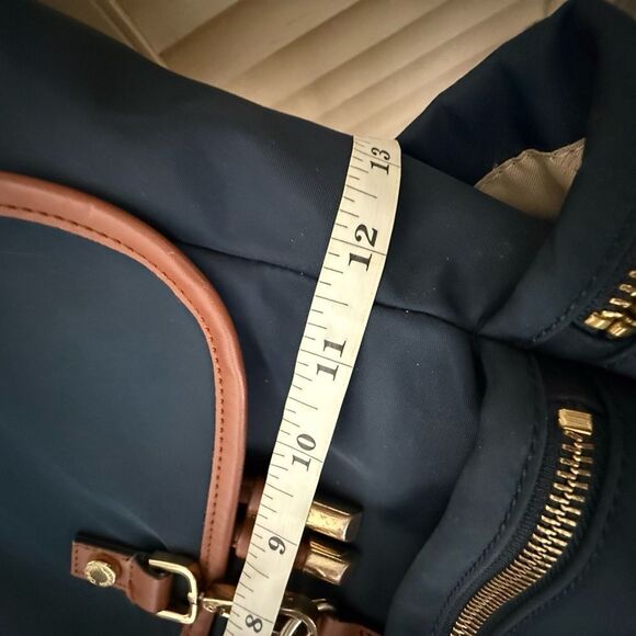 Calvin Klein Navy and Tan Backpack